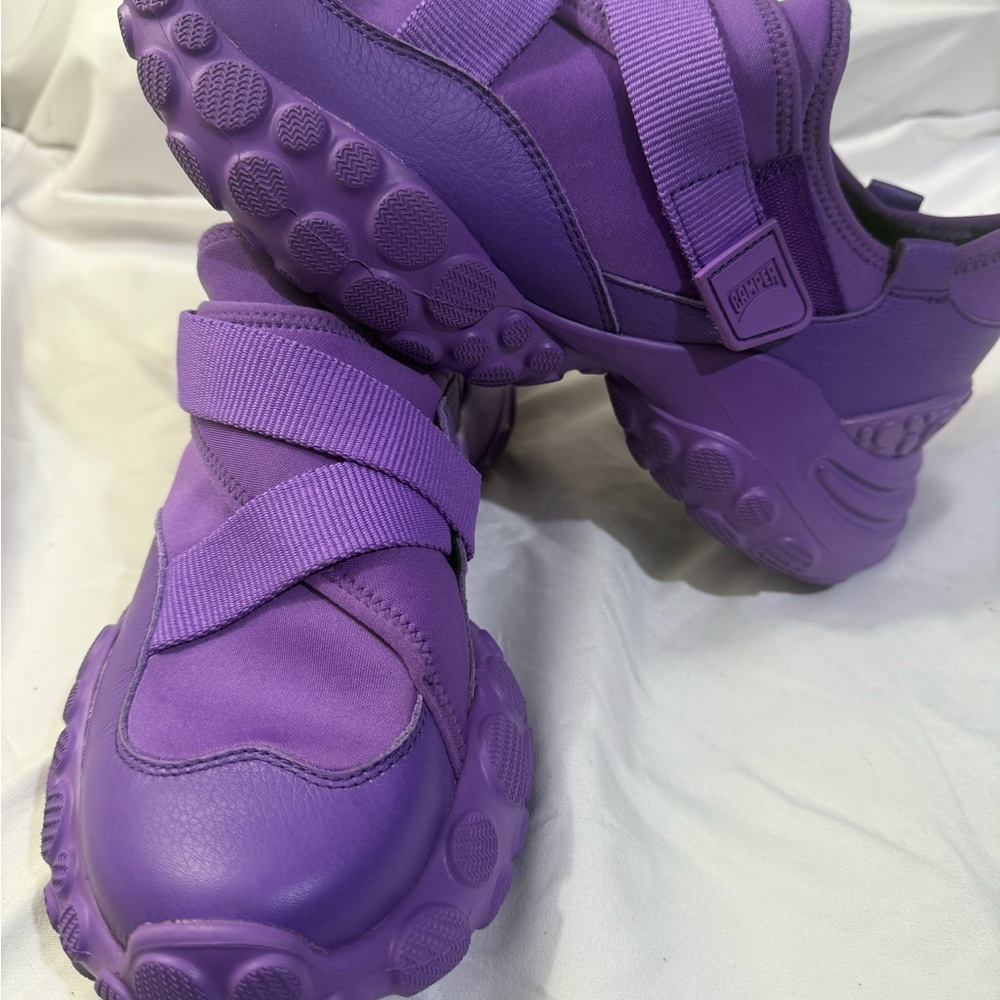Camper New PELOTAS MARS Purple Textile/Leather Sneaker for Women Size 11 - Picture 2 of 8